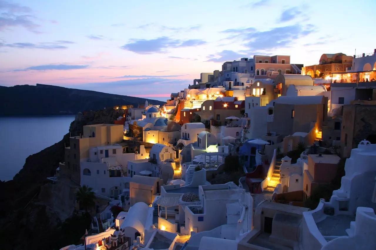 Griechenland bei Nacht